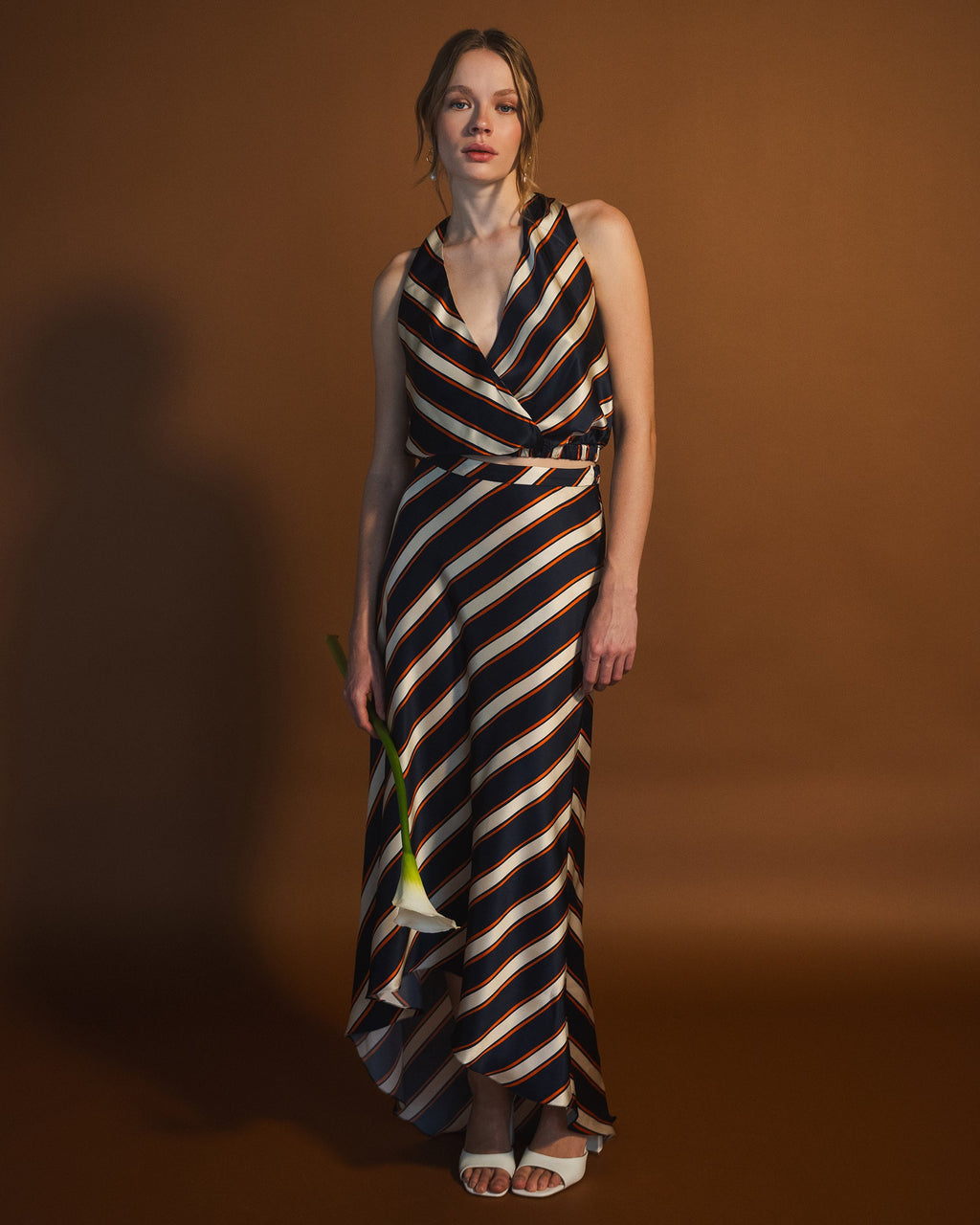 Symphony Stripe Halter Top