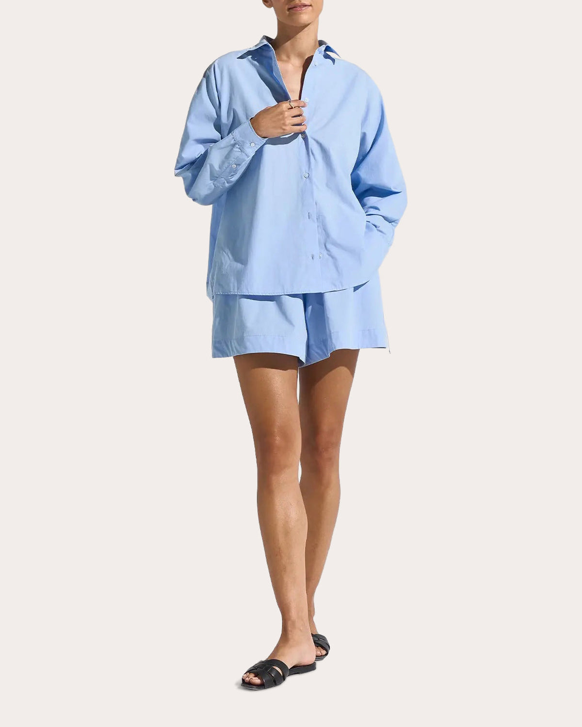 Drift Cotton Poplin Pull-On Shorts