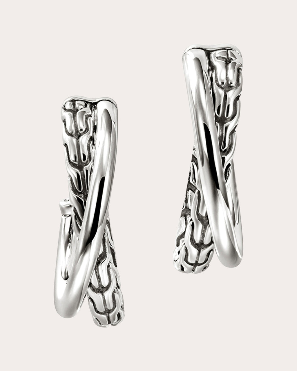 JH Essential Crossover Hoop Earrings