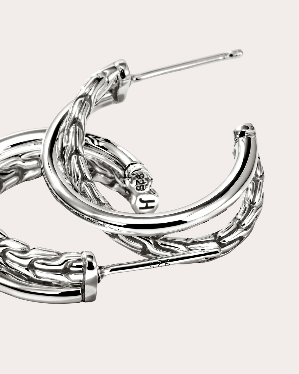 JH Essential Crossover Hoop Earrings