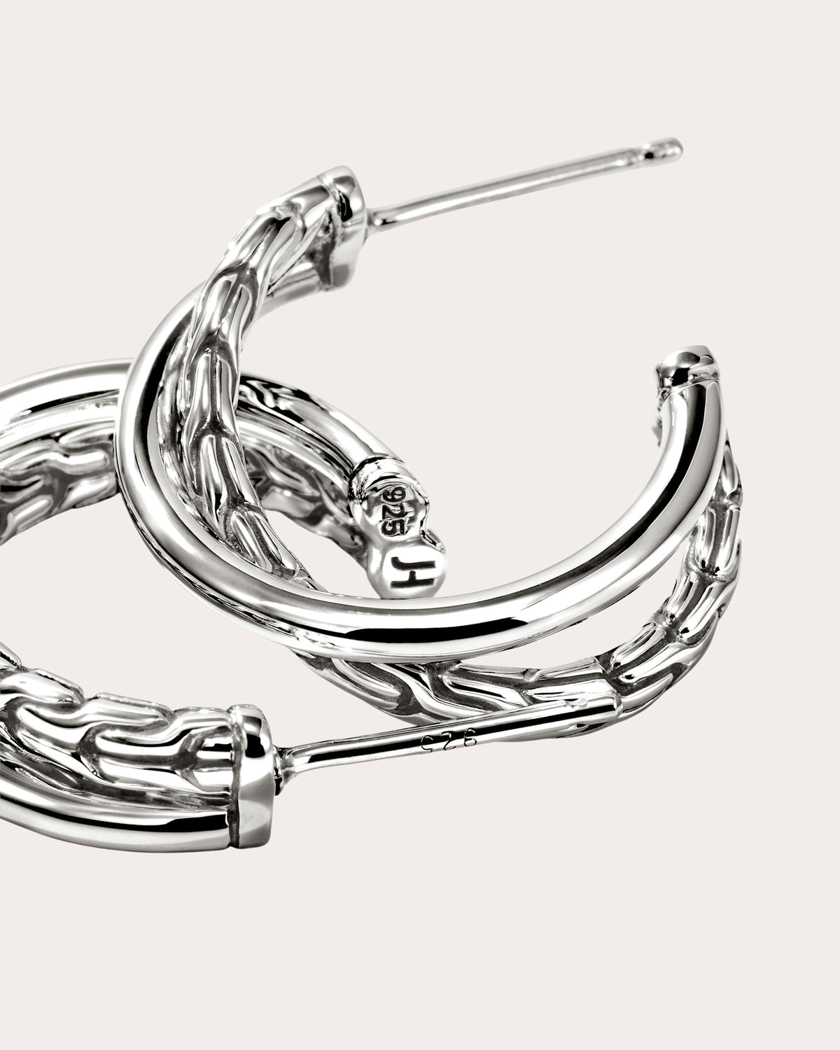 JH Essential Crossover Hoop Earrings