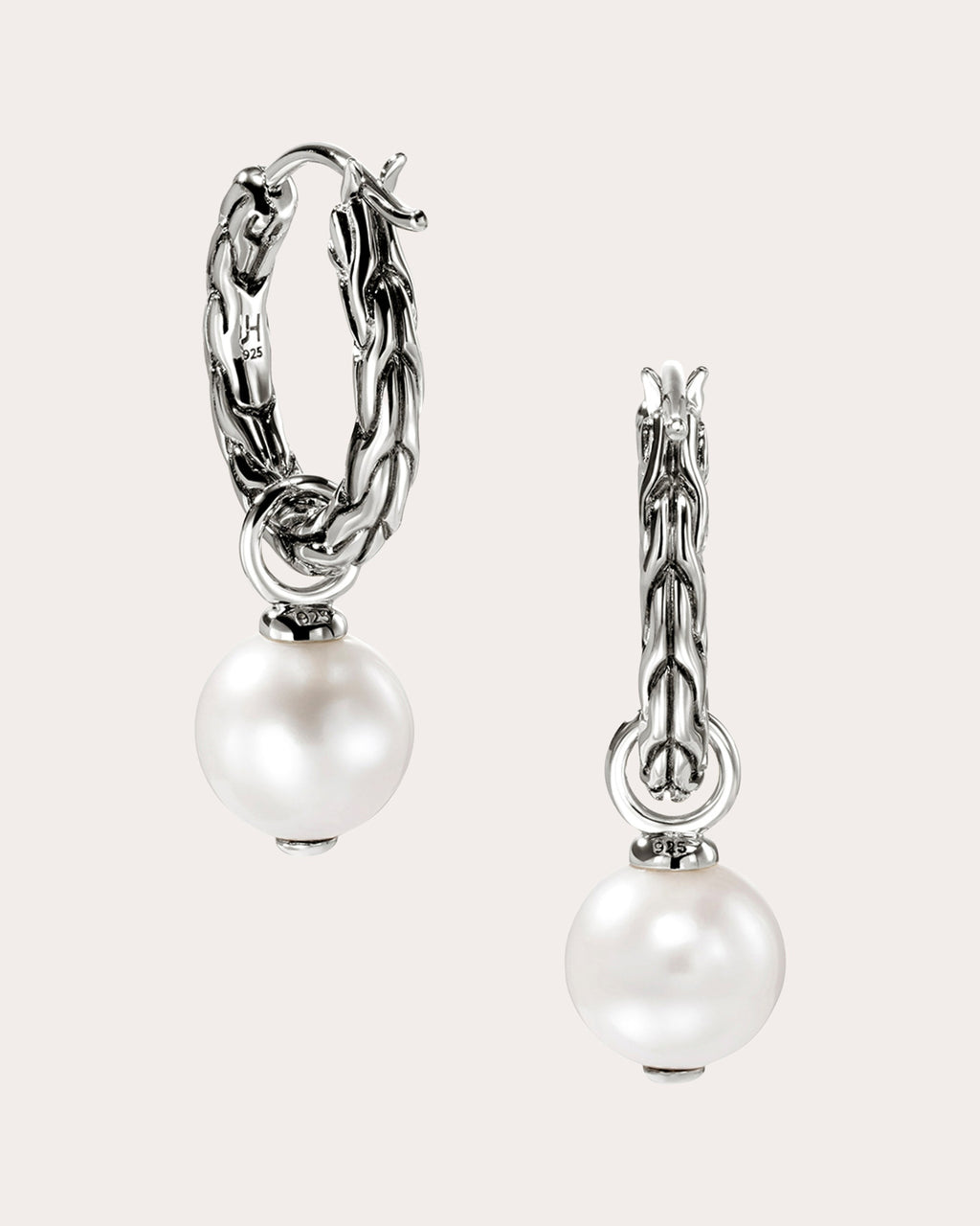 Cultured Pearl JH Essential Hoop Earrings