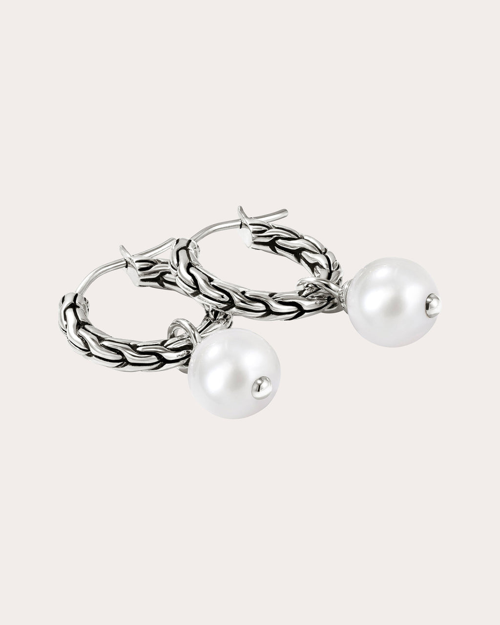 Cultured Pearl JH Essential Hoop Earrings