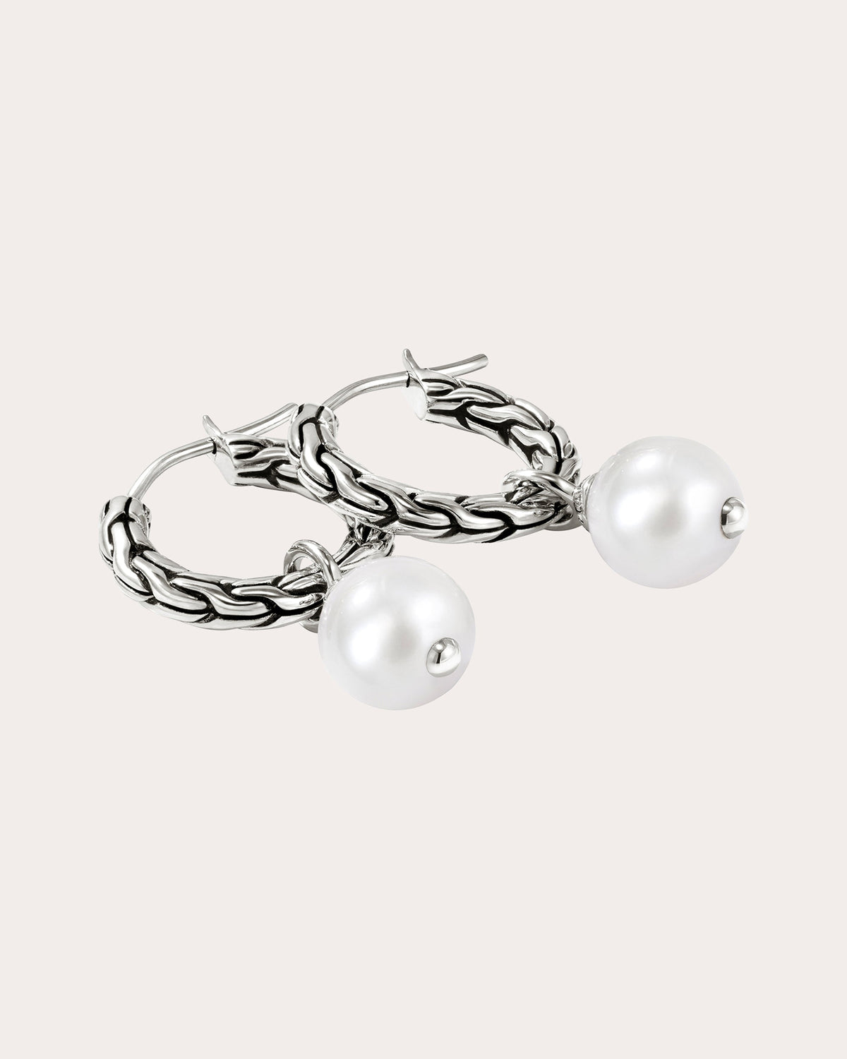 Cultured Pearl JH Essential Hoop Earrings