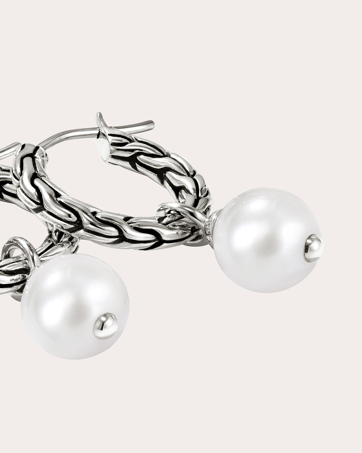 Cultured Pearl JH Essential Hoop Earrings
