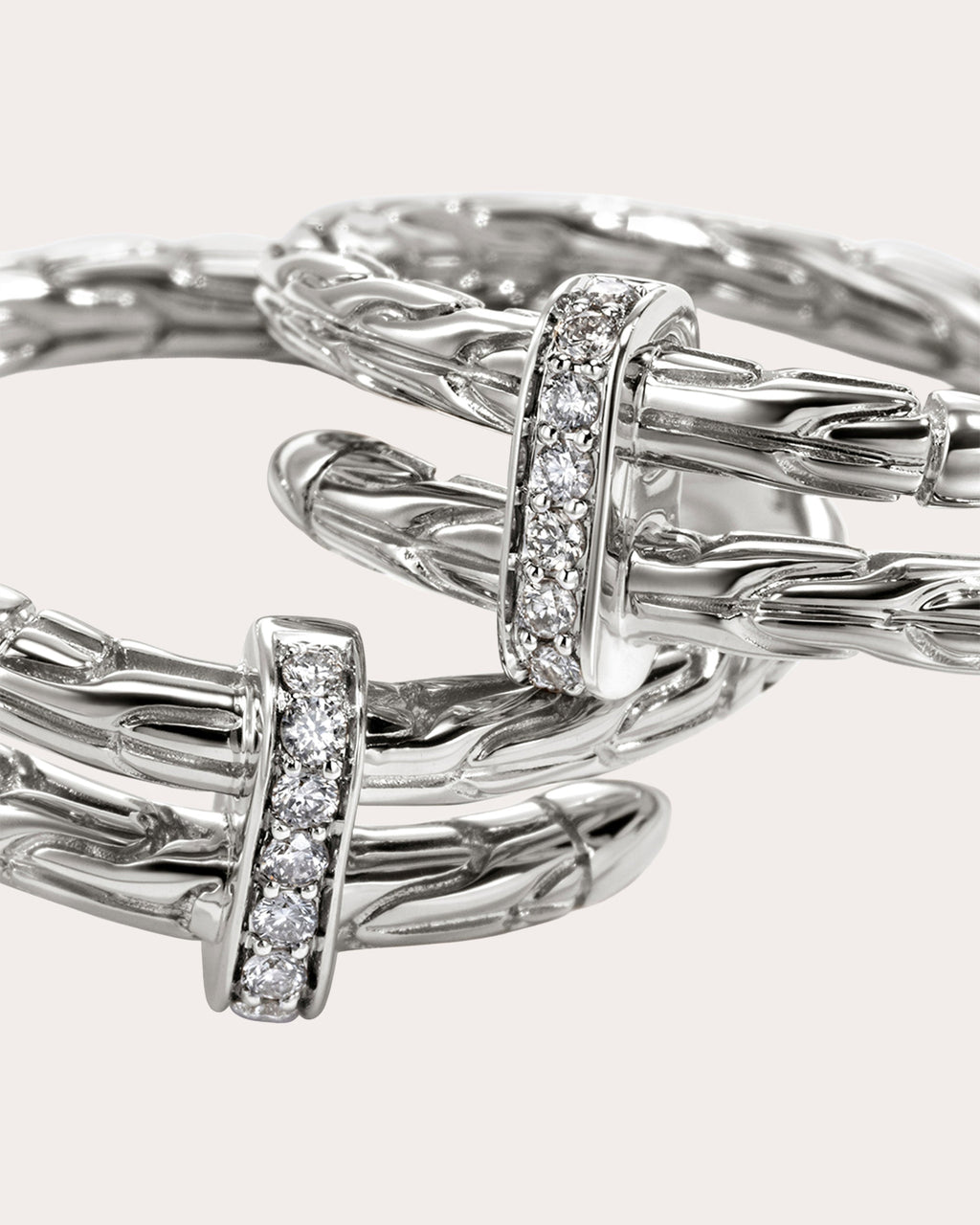 Diamond Spear Hoop Earrings