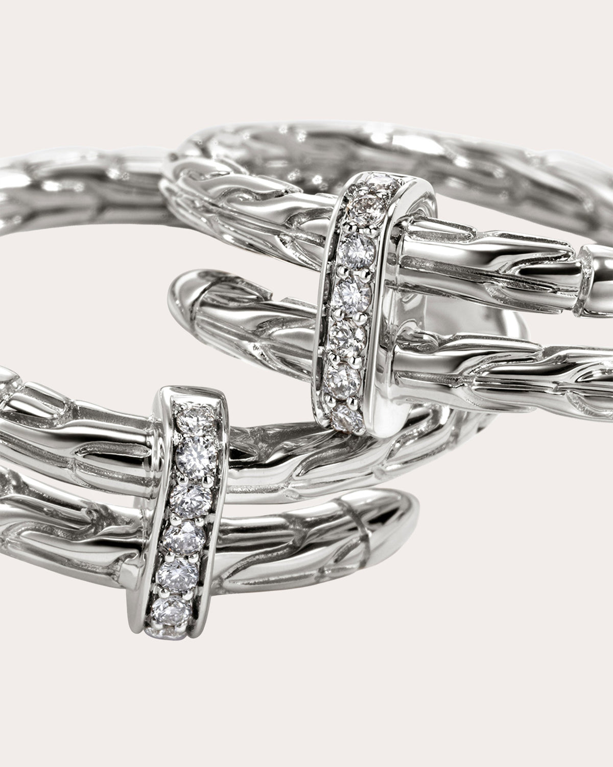 Diamond Spear Hoop Earrings