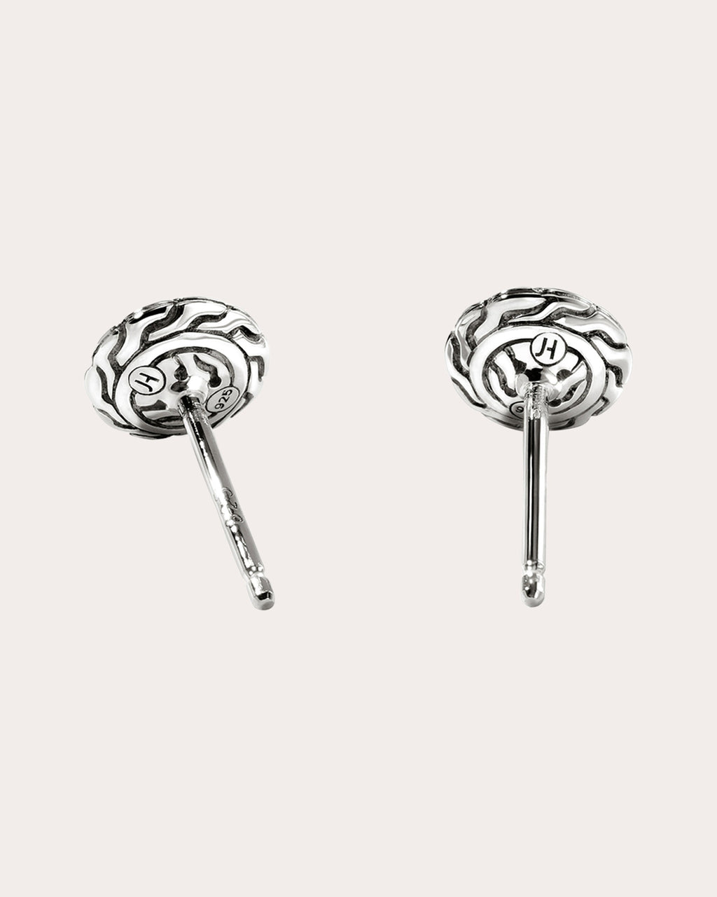 Blue Sapphire JH Essential Pavé Stud Earrings