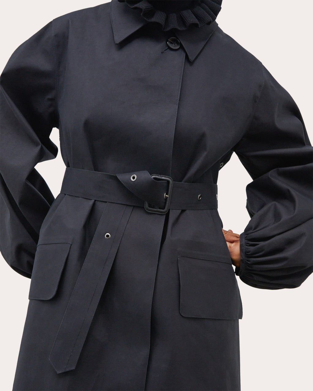 Helen Bonded-Cotton Coat