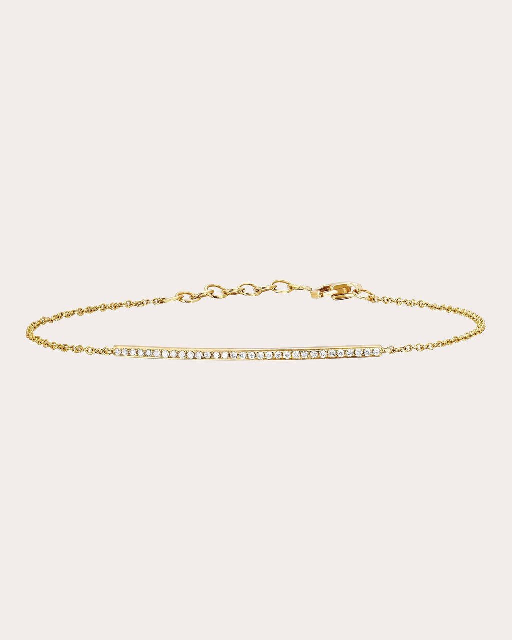 Diamond Bar Chain Bracelet
