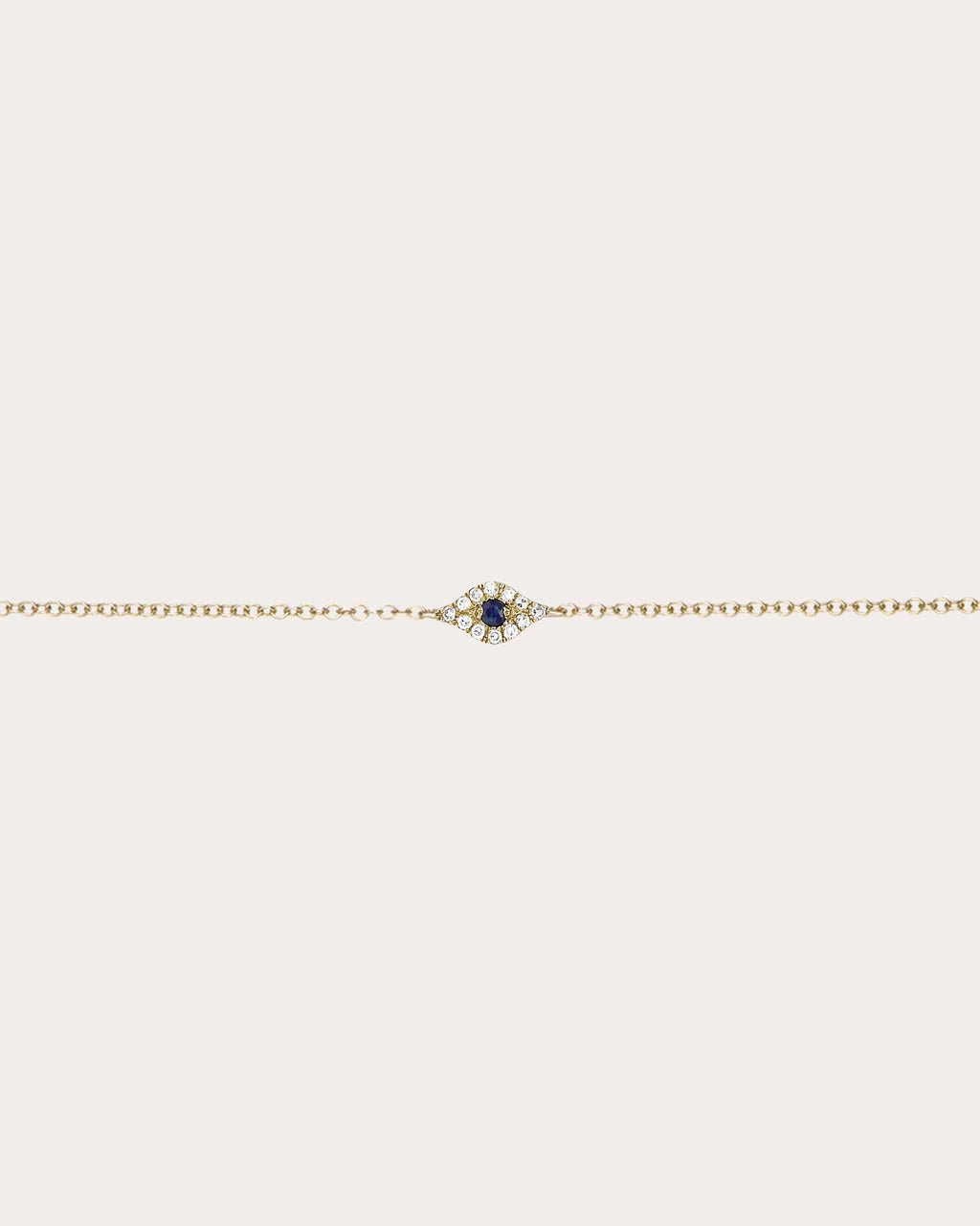 Diamond Evil Eye Chain Bracelet