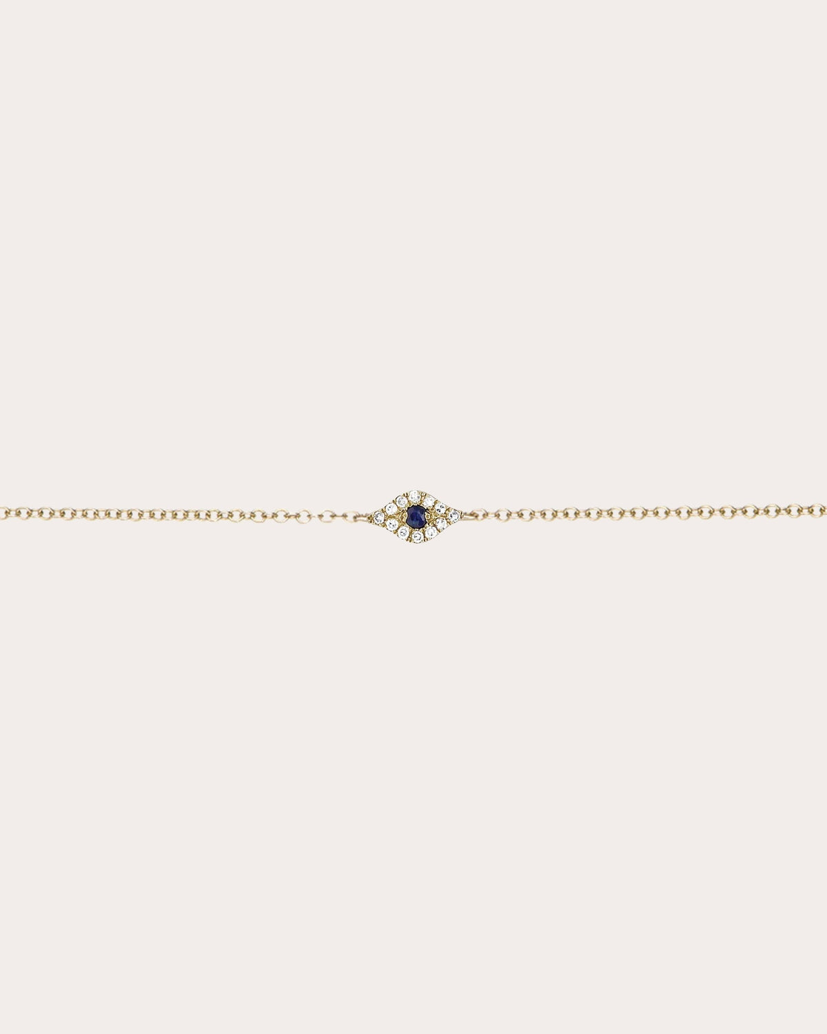 Diamond Evil Eye Chain Bracelet