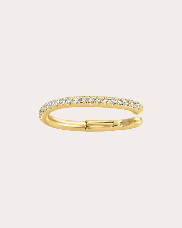 Diamond Large Single Ear Cuff