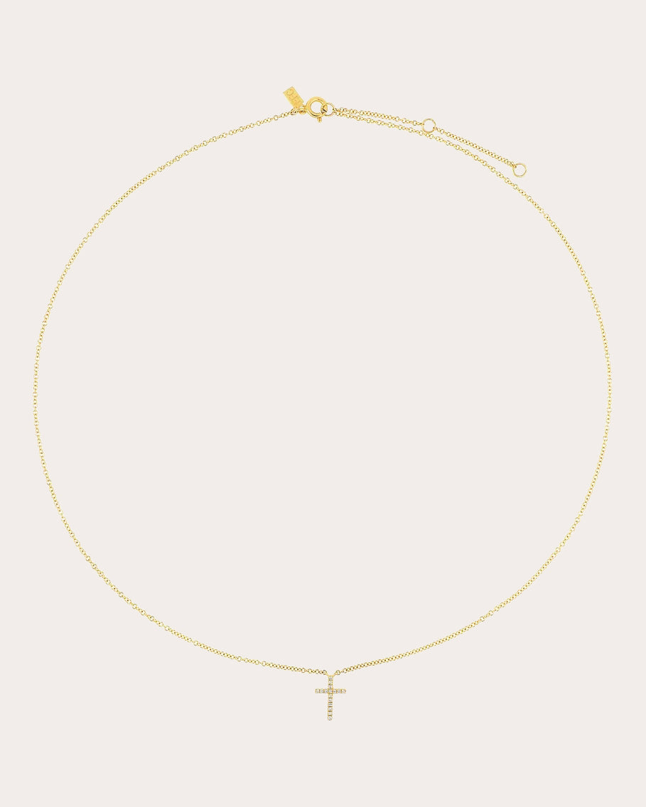 Diamond Cross Pendant Necklace