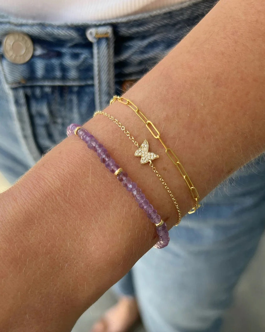 14k Gold Mini Lola Chain Bracelet