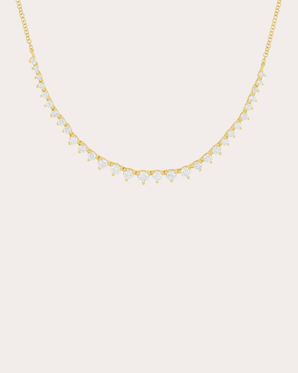 Diamond Graduated Segment Necklace