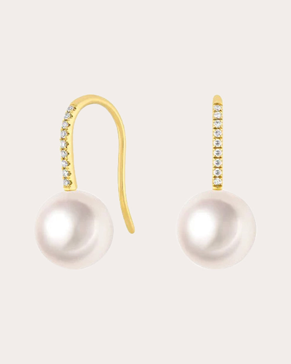 Freshwater Pearl Ball Drop Earrings