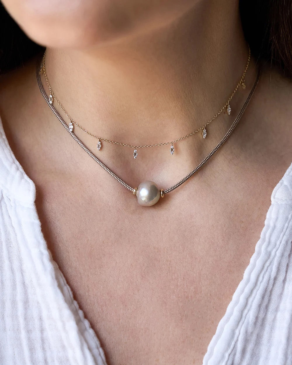 Diamond Mia Station Necklace