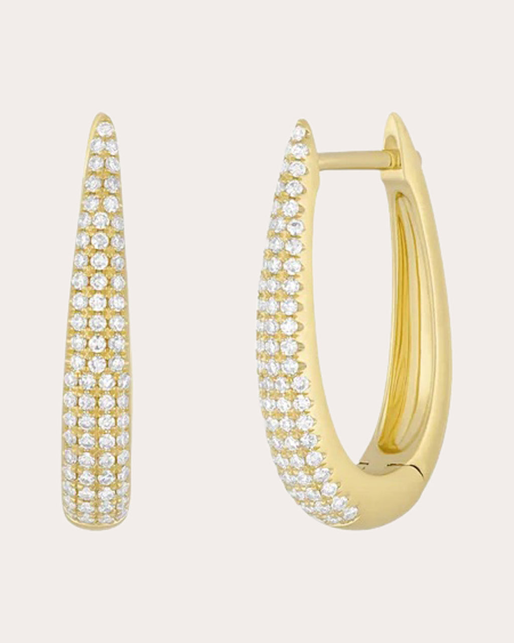 Diamond Maeve Hoop Earrings