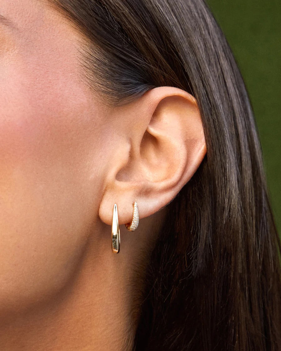 Diamond Mini Maeve Huggie Earrings