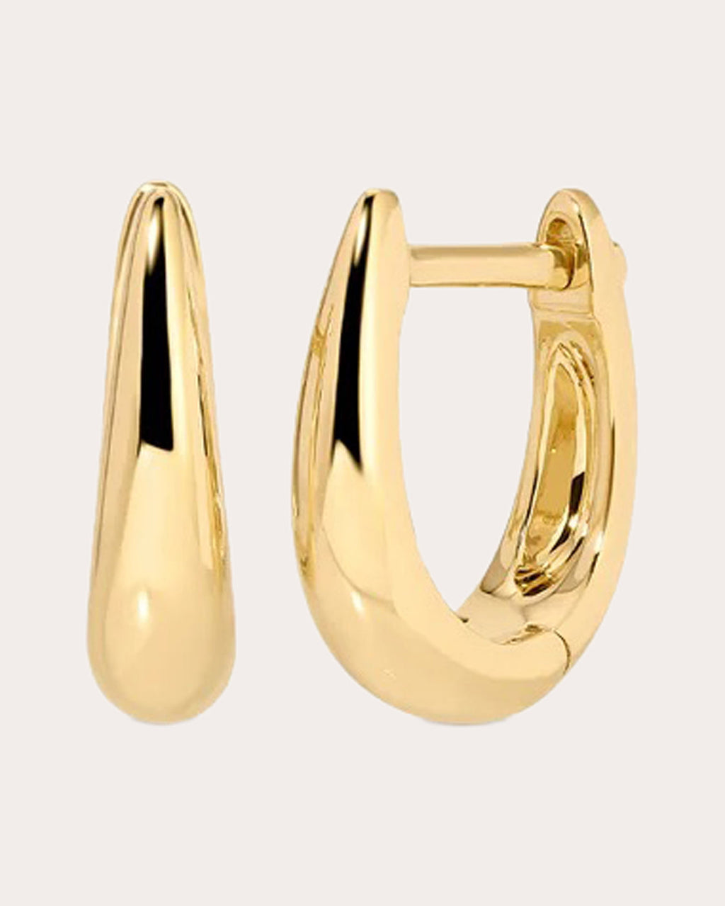 14k Gold Mini Maeve Huggie Earrings