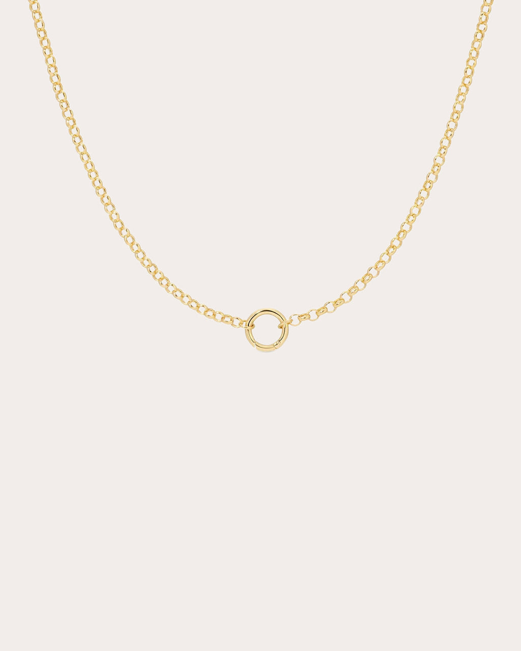 14k Gold Rolo Chain Enhancer Necklace