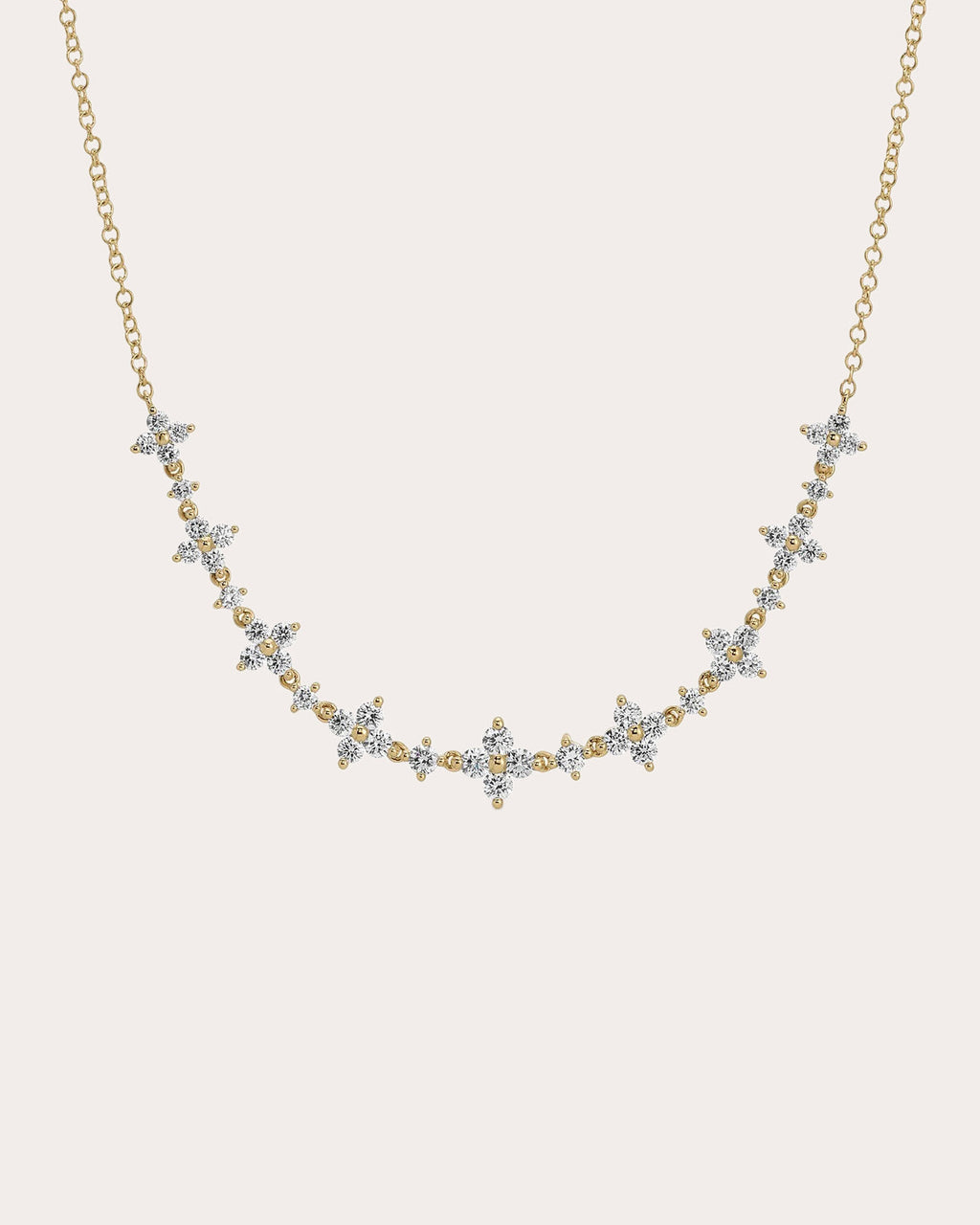 Diamond Fleur Necklace