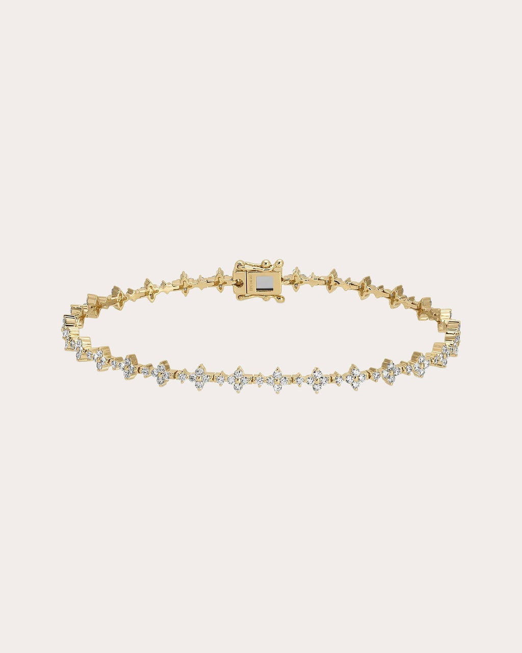 Diamond Fleur Eternity Bracelet