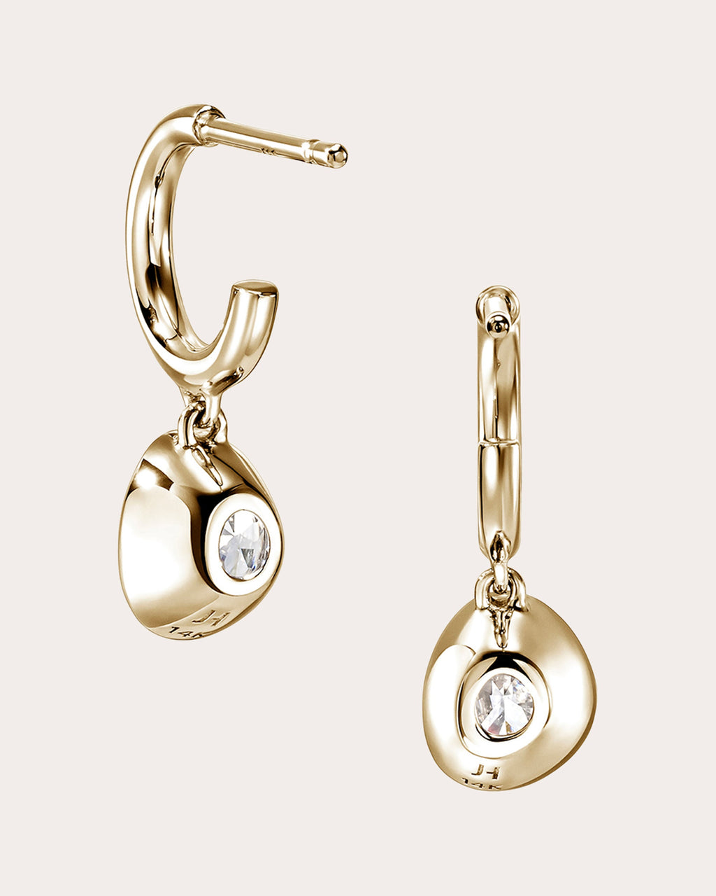 Diamond & 14k Gold JH Lovestruck™ Hoop Earrings