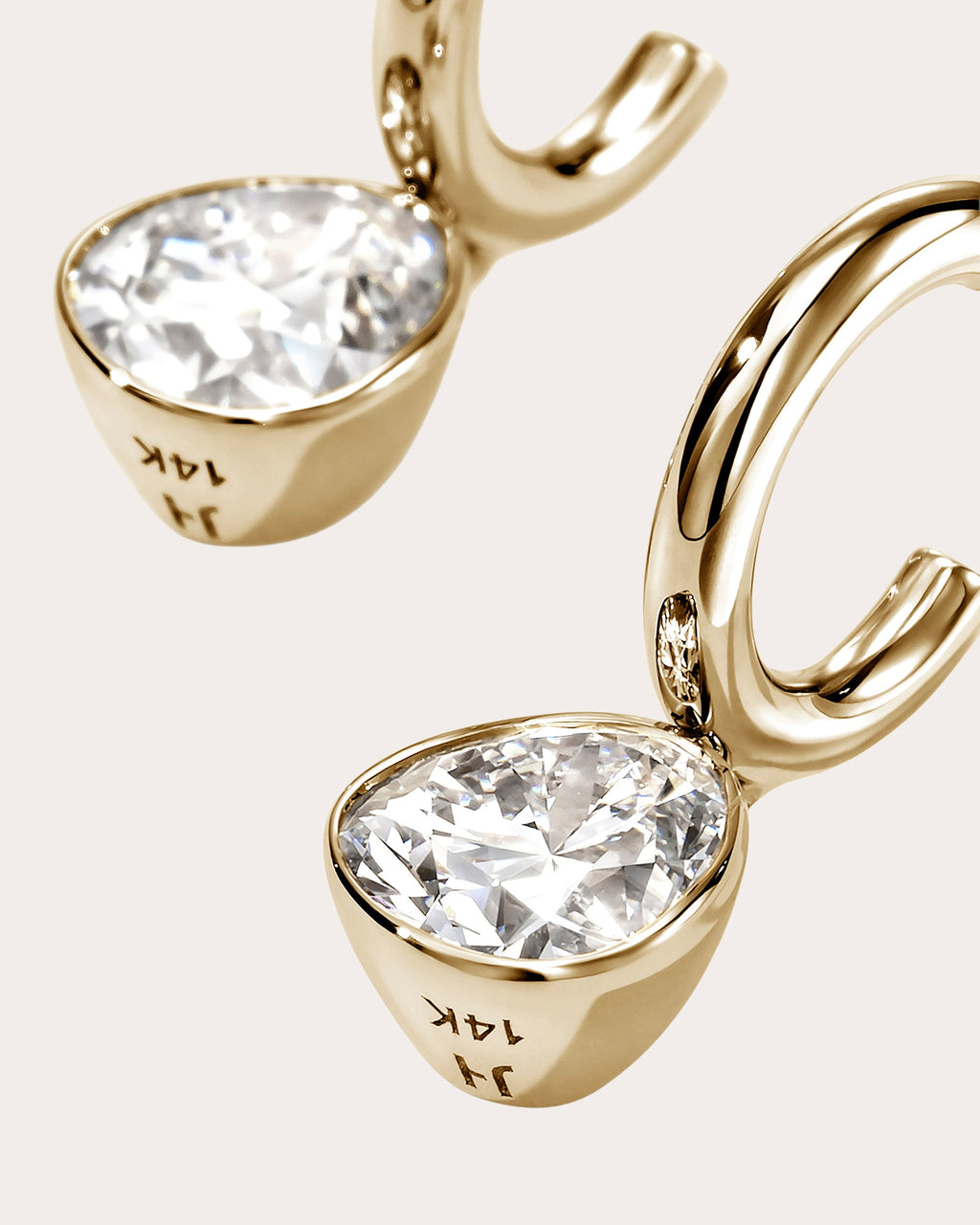 Diamond & 14k Gold JH Lovestruck™ Hoop Earrings