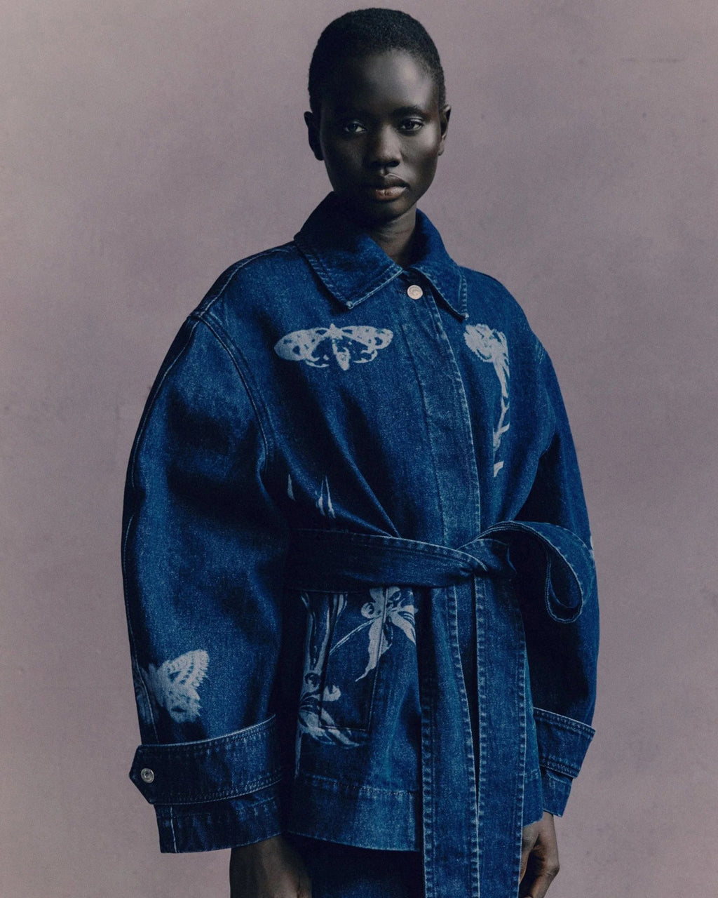 Oversized Indigo Denim Jacket