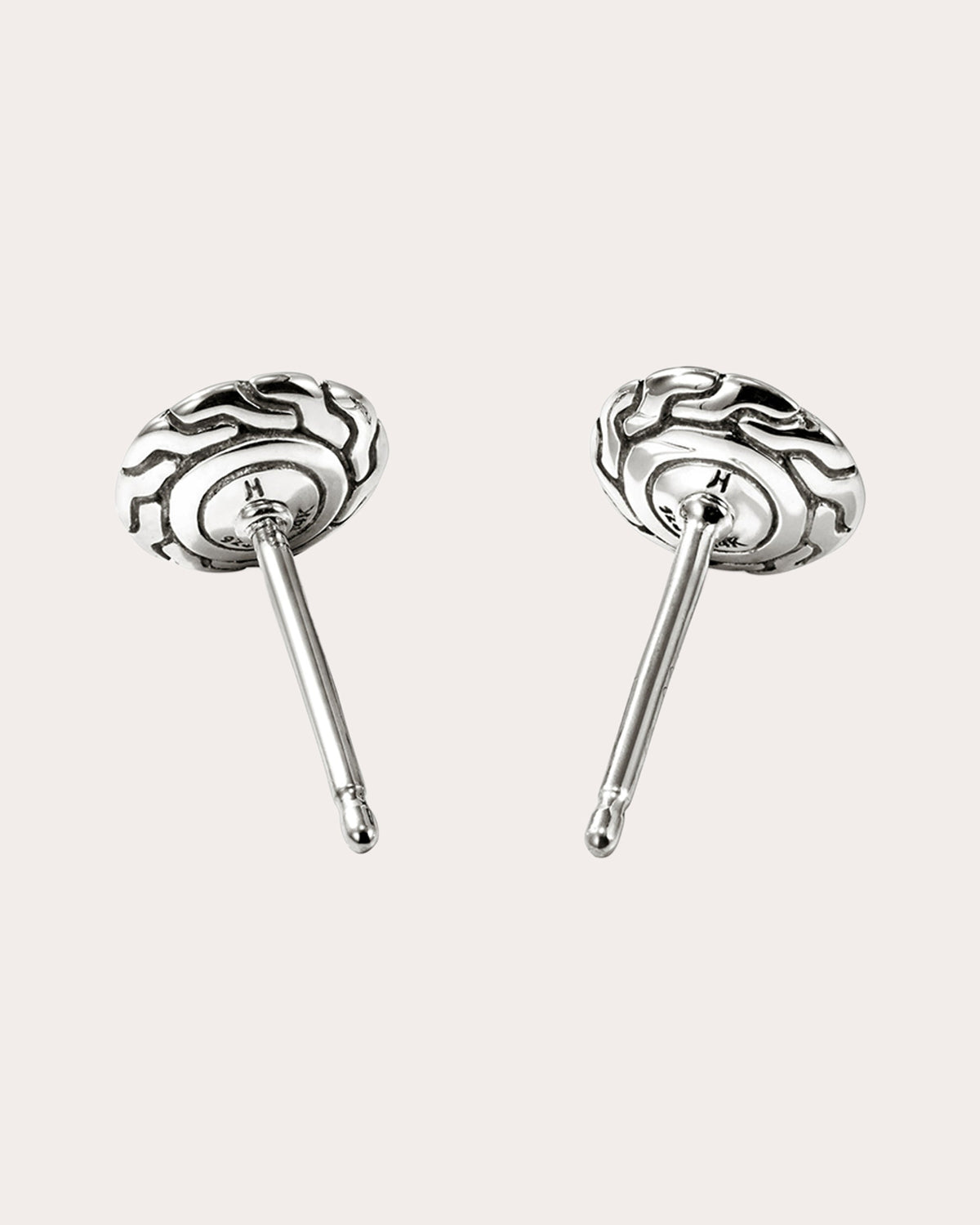 Two-Tone JH Essential Stud Earrings