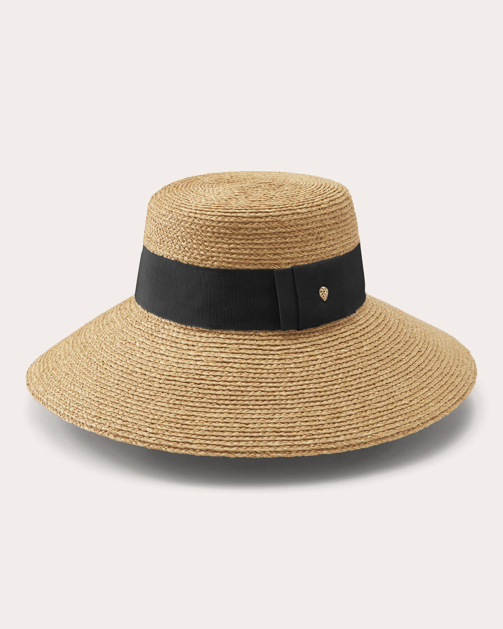 Easton Grosgrain-Trimmed Raffia Sun Hat