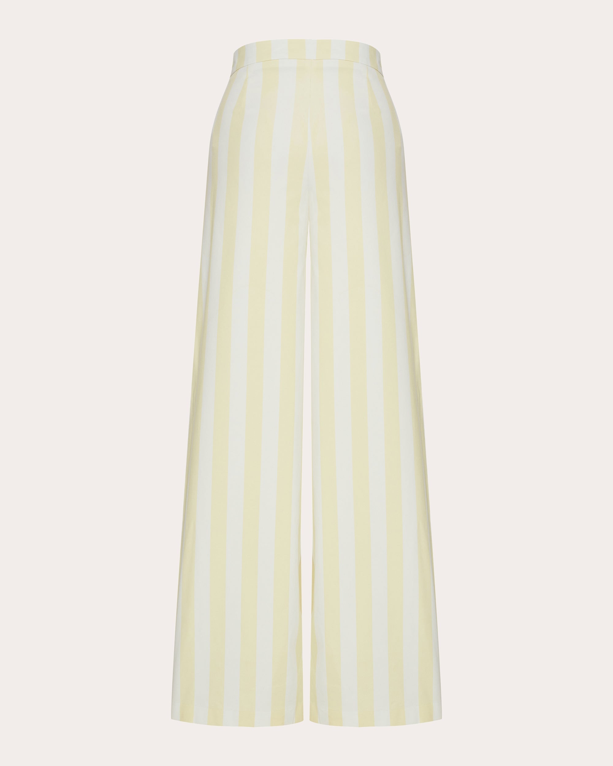 Eclipse Striped Cotton Wide-Leg Pants