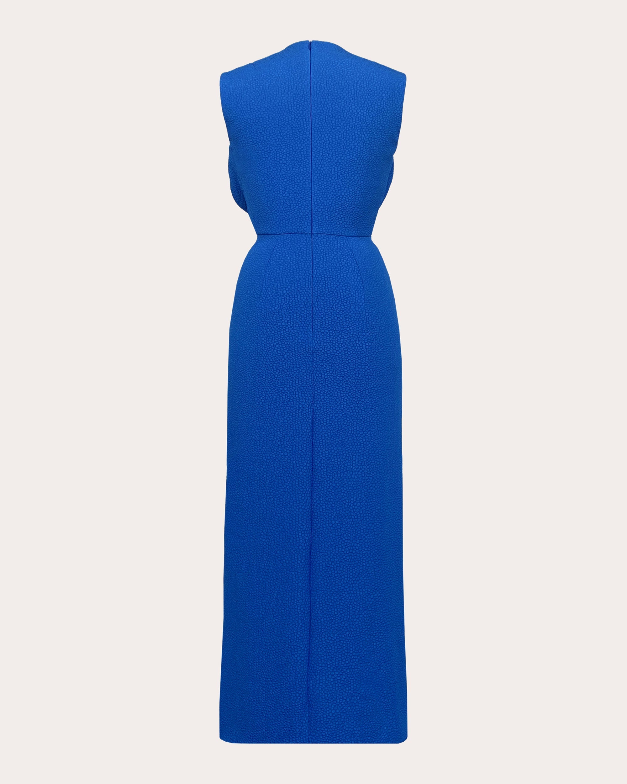 Aphrodite Jacquard Draped Midi Dress