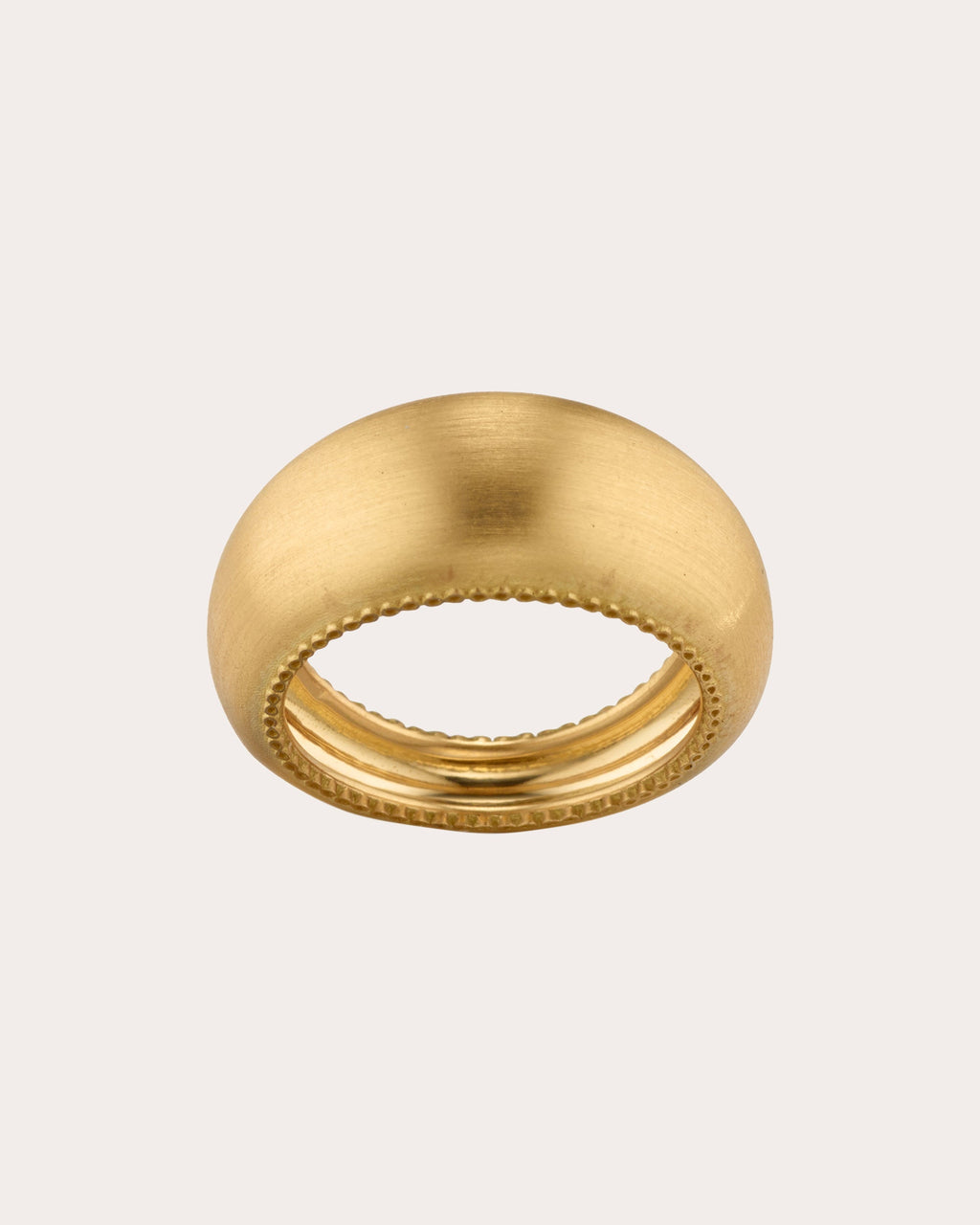18k Gold Infinity Bubble Ring
