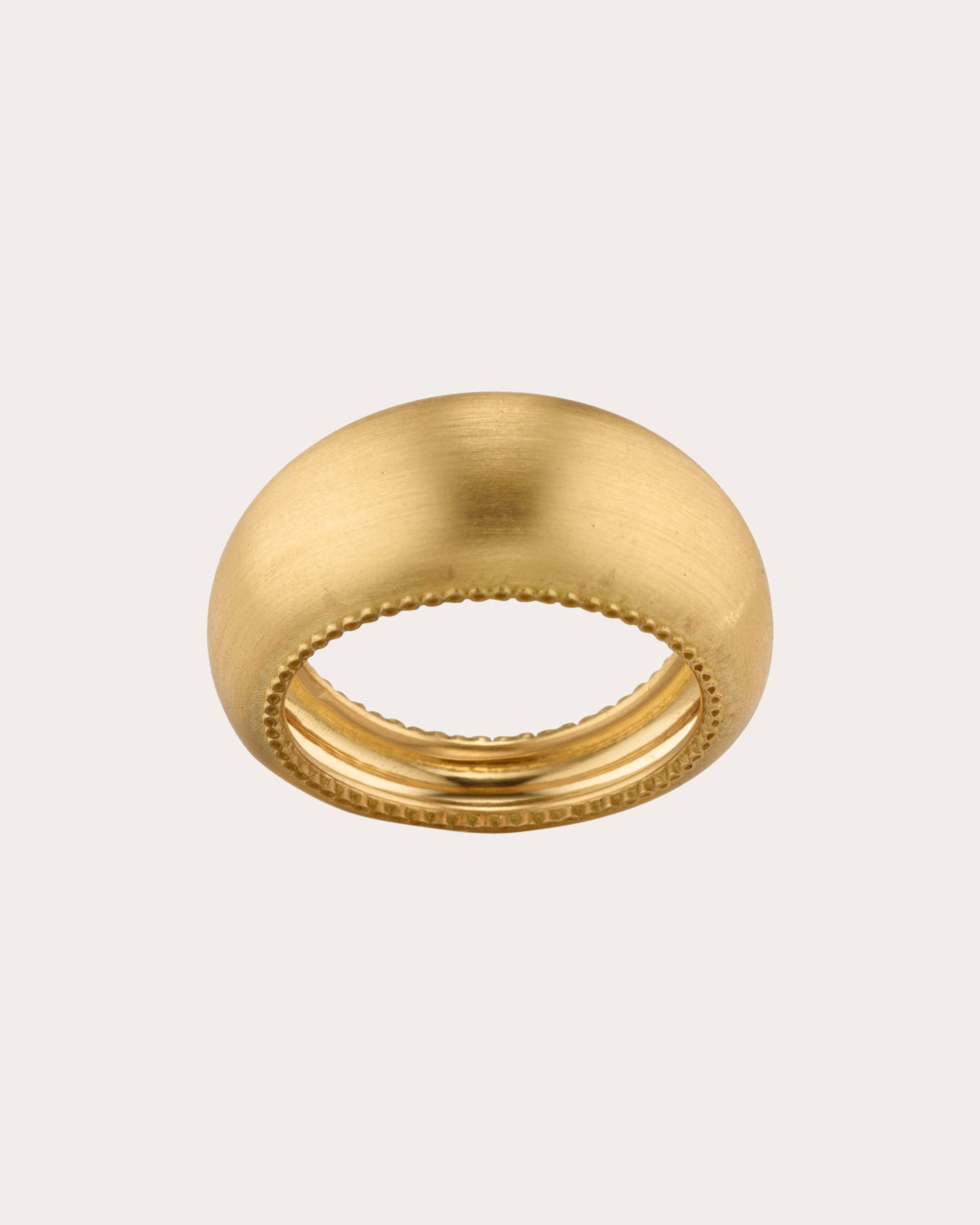 18k Gold Infinity Bubble Ring