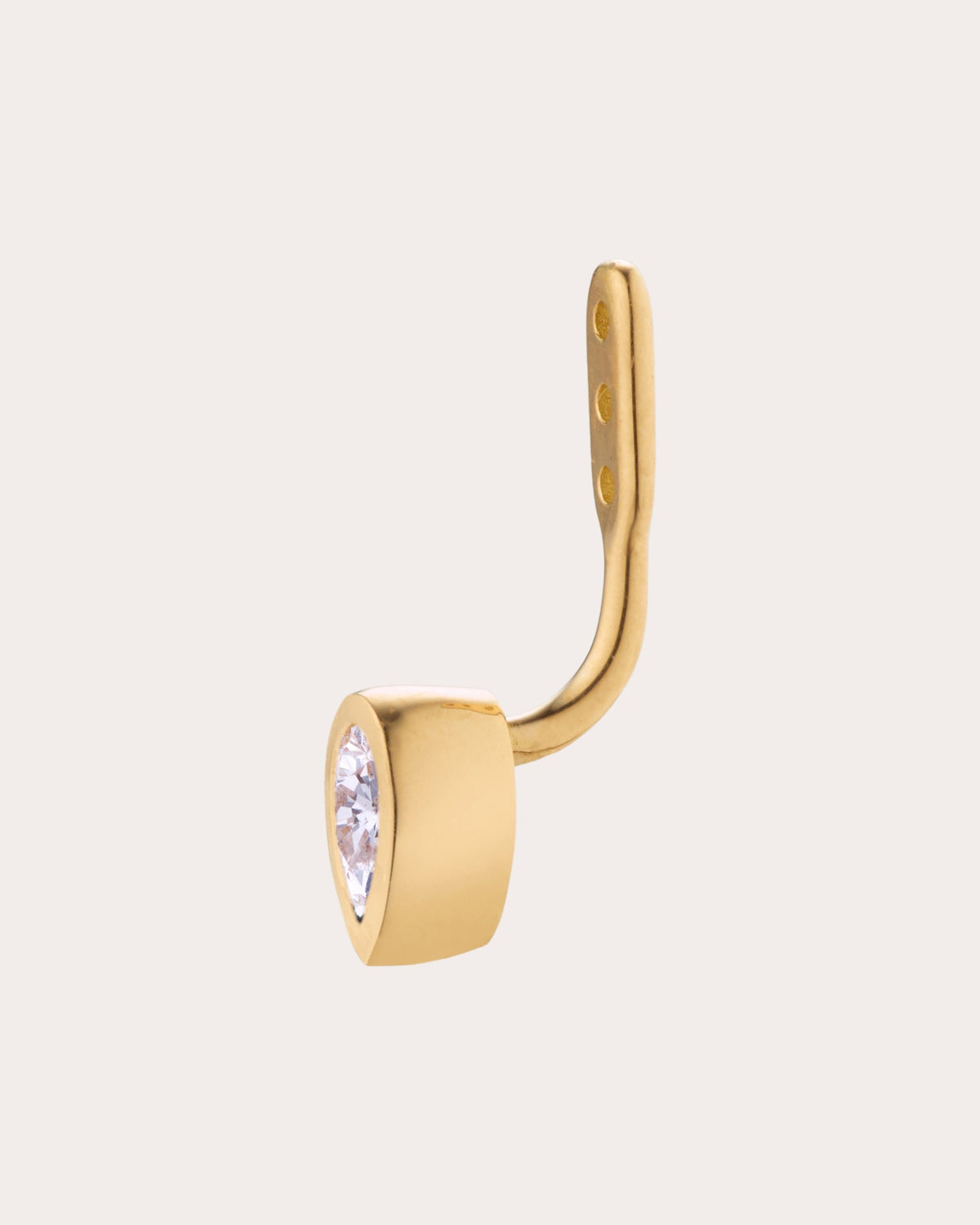 Diamond & 18k Gold Aegis Ear Jacket