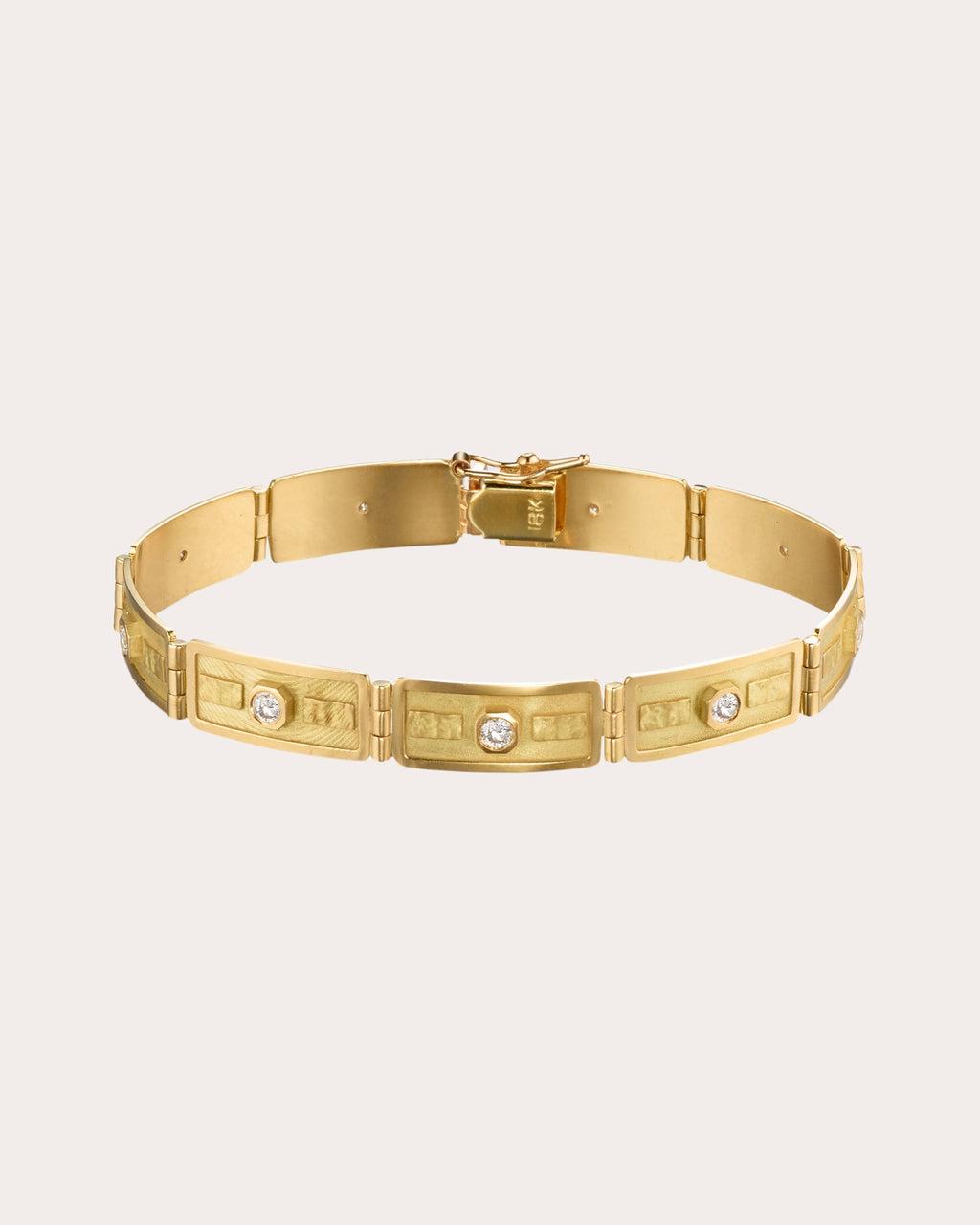 Diamond & 18k Gold Protection Bracelet