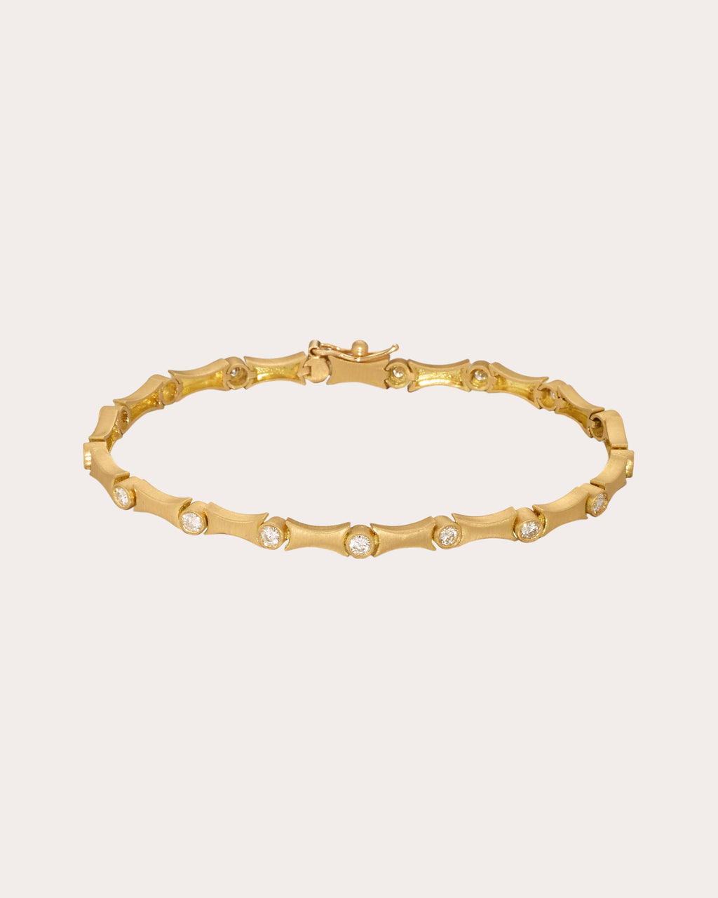 Diamond & 18k Gold Stability Bangle