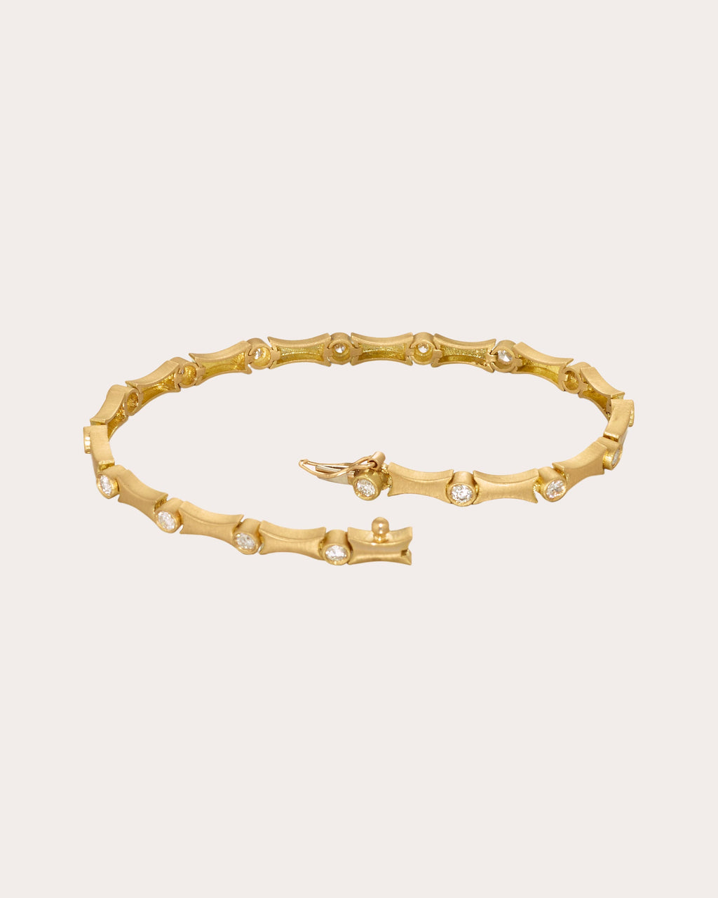 Diamond & 18k Gold Stability Bangle