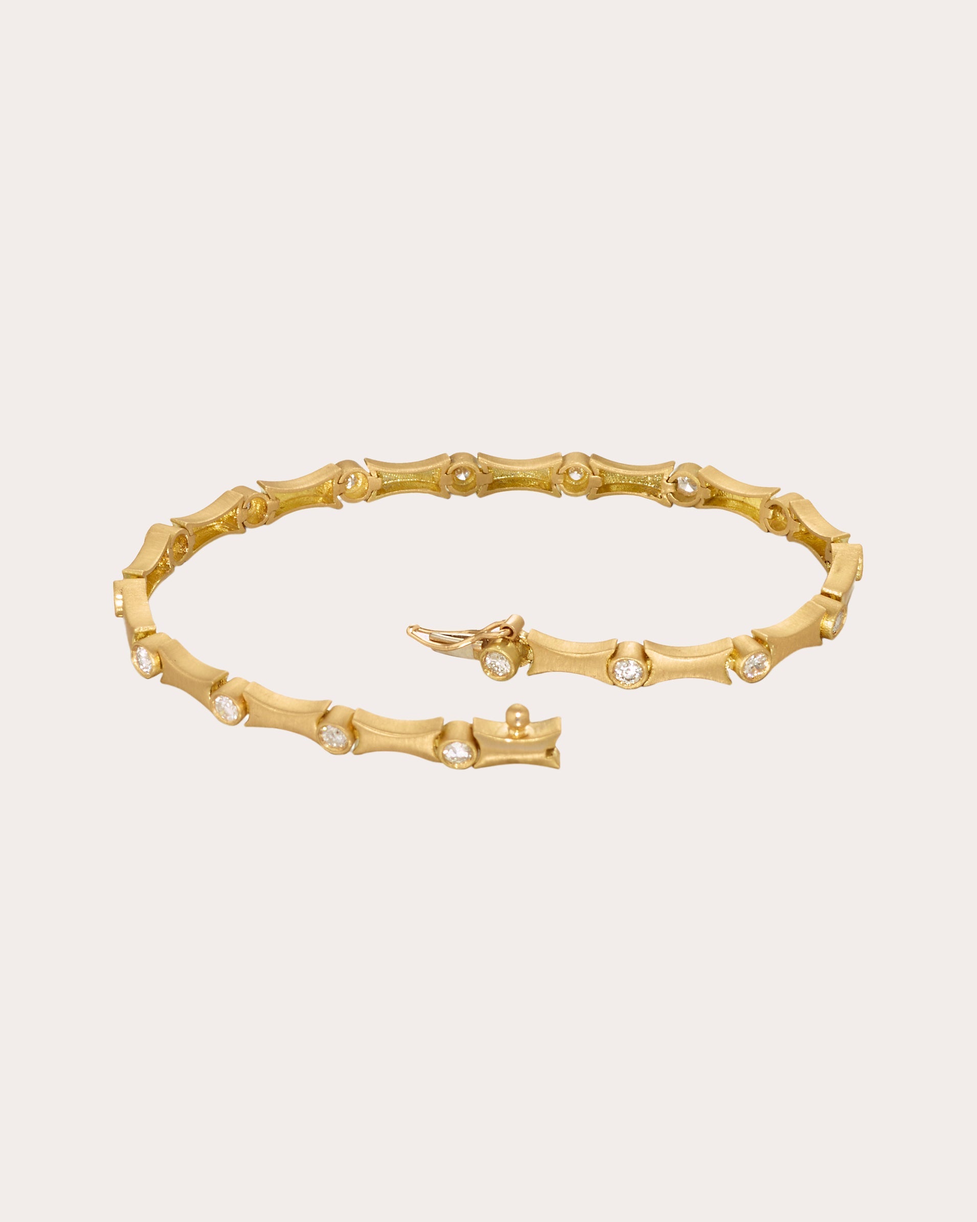 Diamond & 18k Gold Stability Bangle