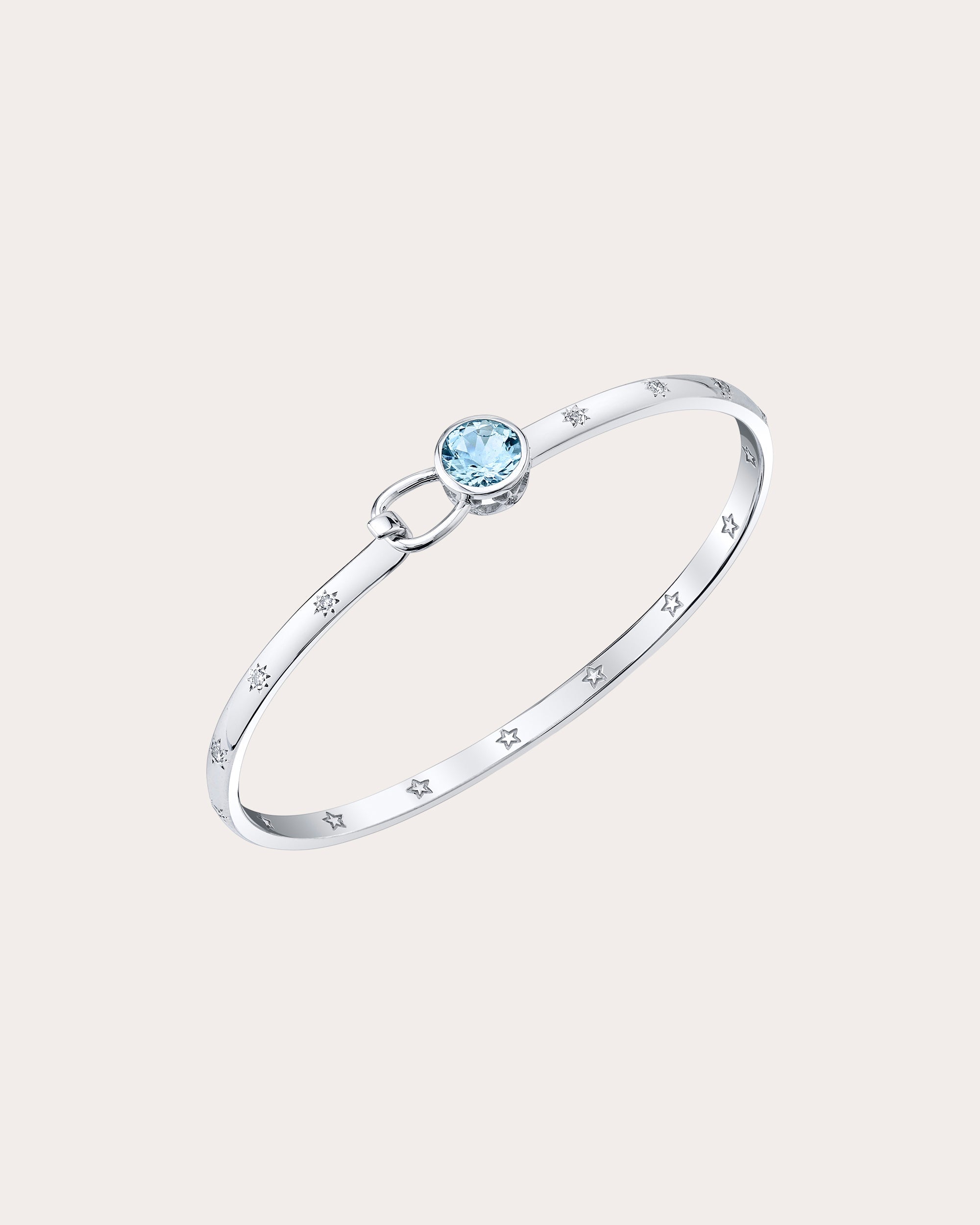 Aquamarine & Diamond Empress Bracelet