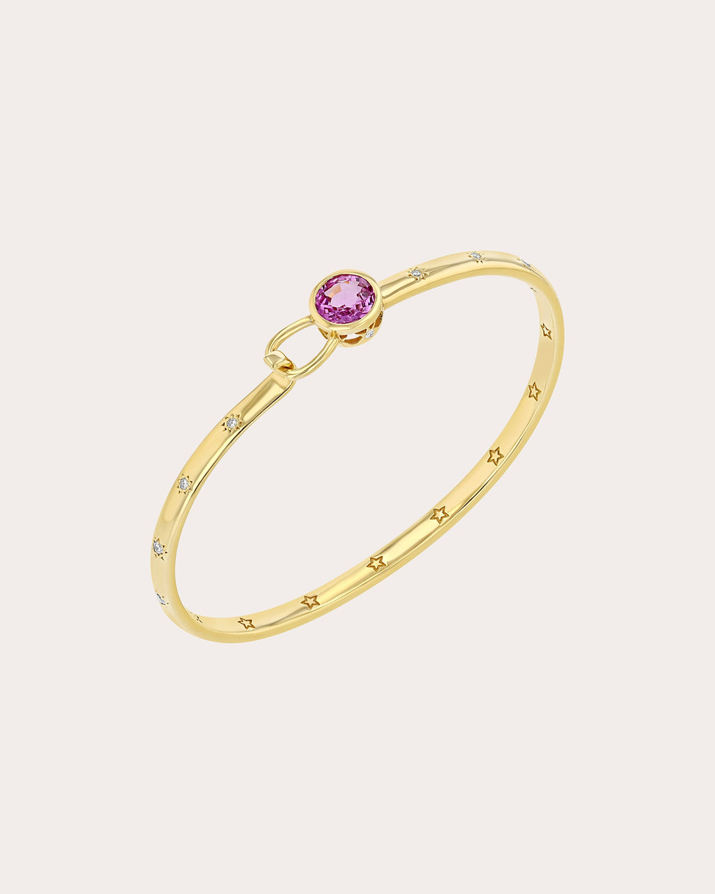 Pink Sapphire & Diamond Empress Bracelet
