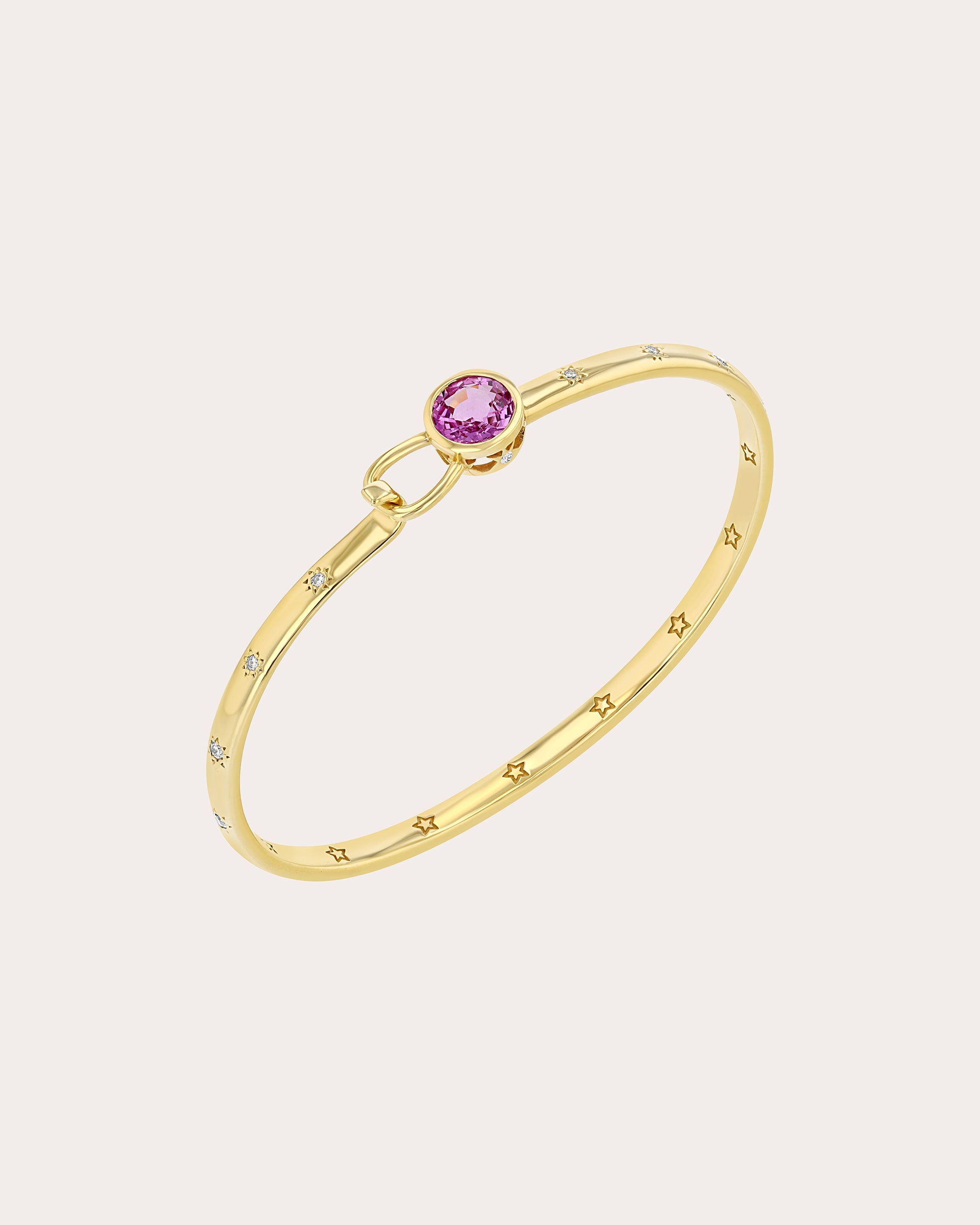 Pink Sapphire & Diamond Empress Bracelet