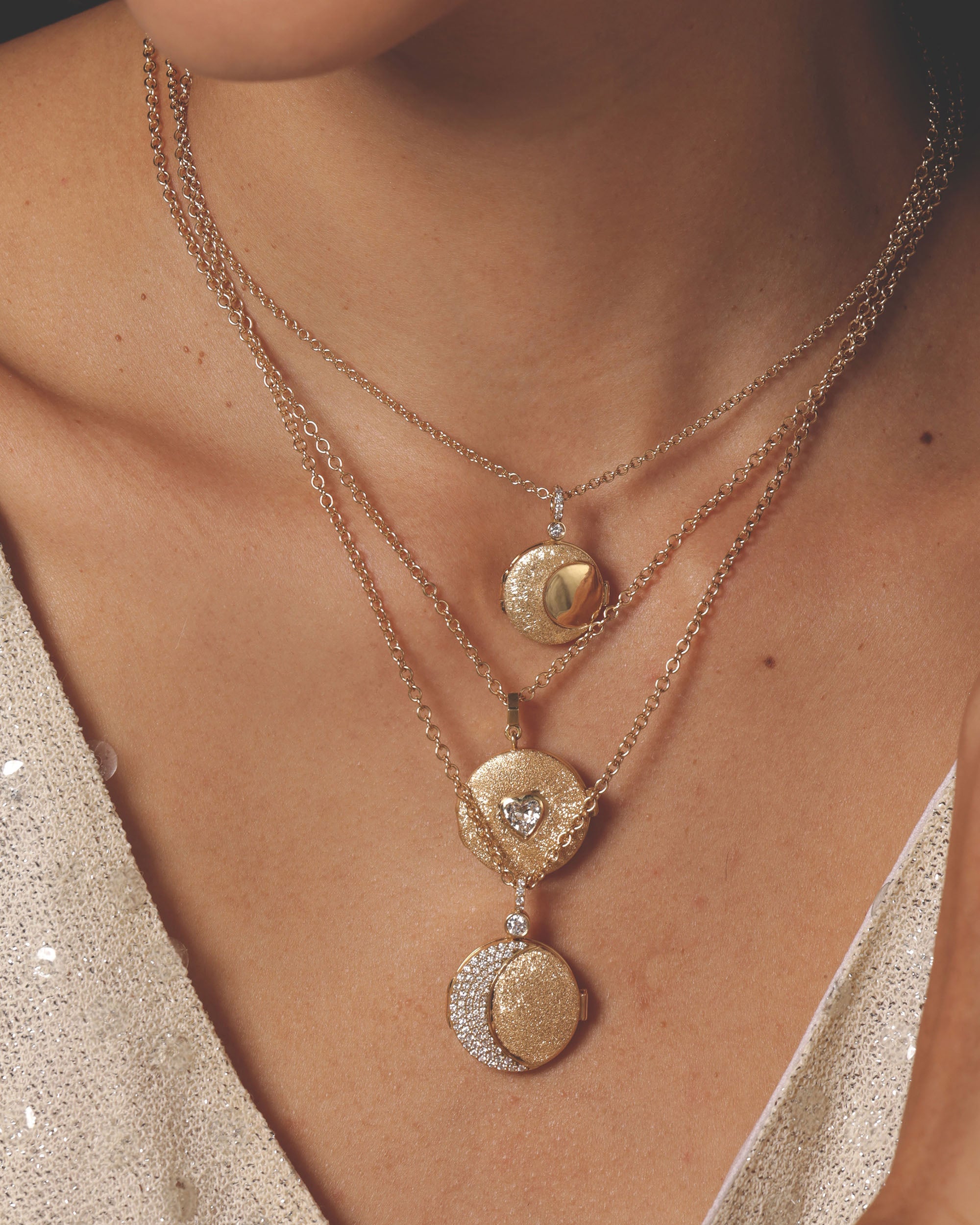 Diamond & 18k Gold Enchanted Locket Necklace