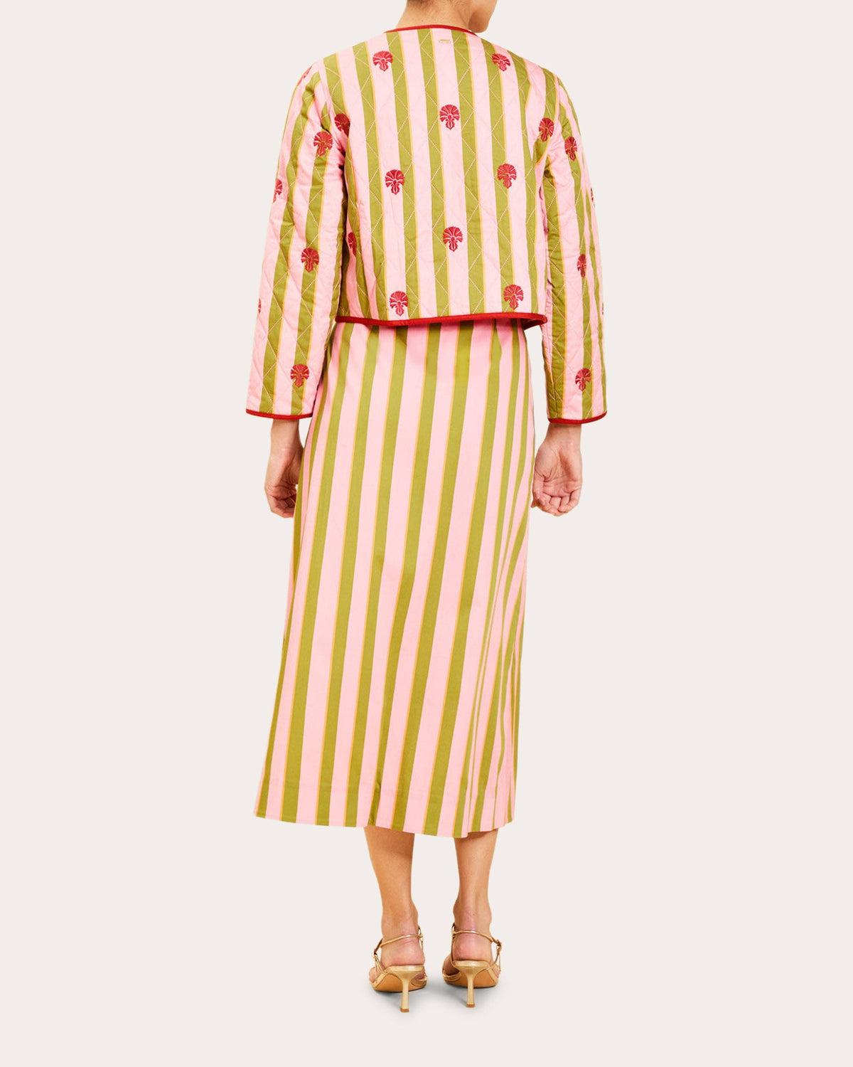 Este Reversible Quilted Crop Jacket