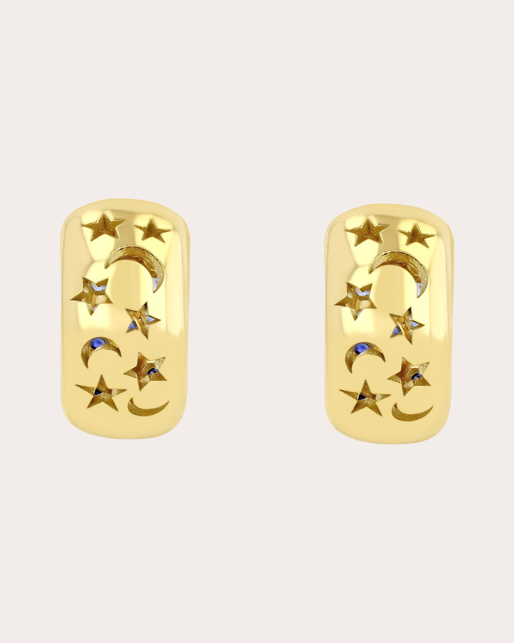 18k Gold Euphoria Huggie Earrings