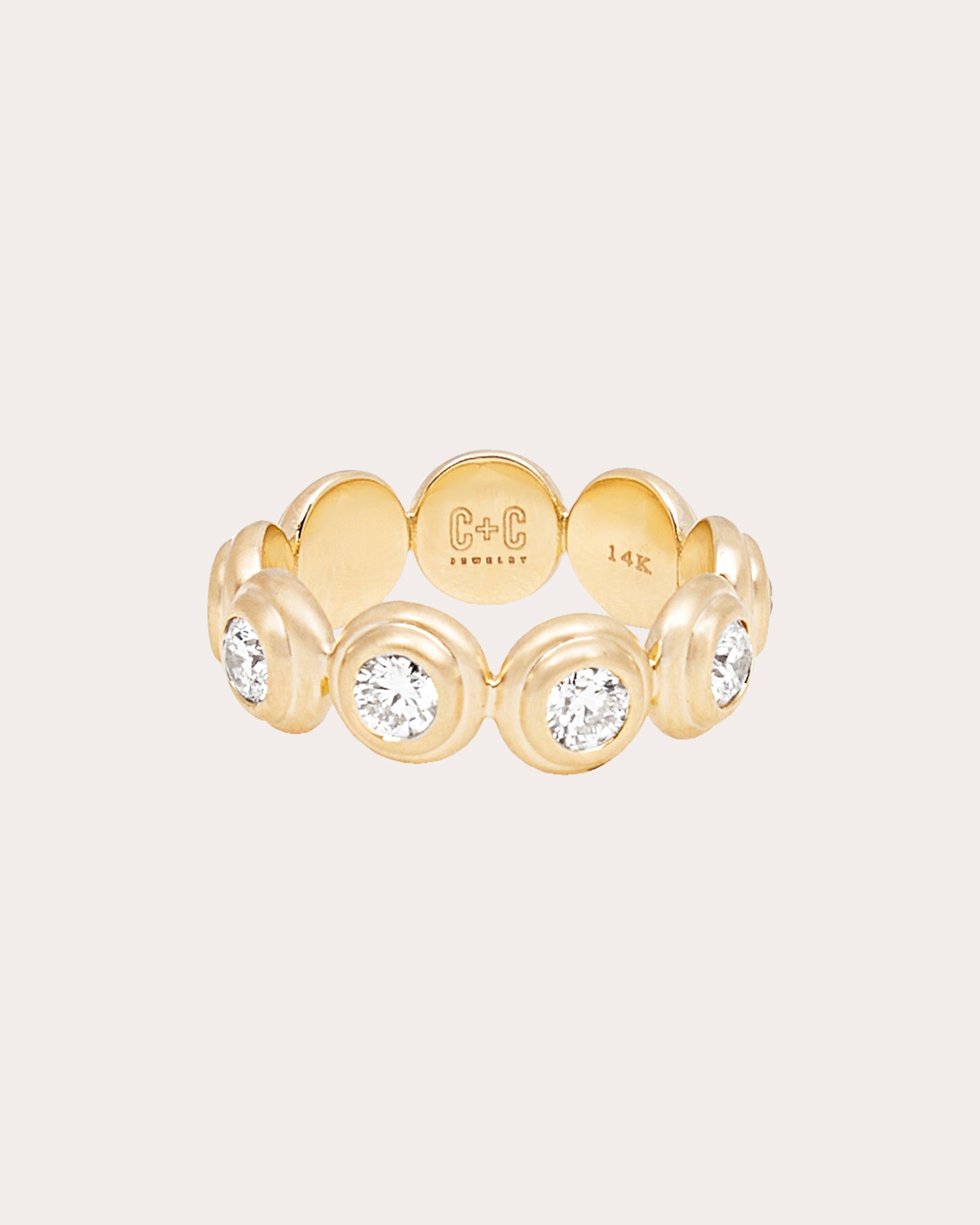 Diamond & 14k Gold XL Evolve Ring