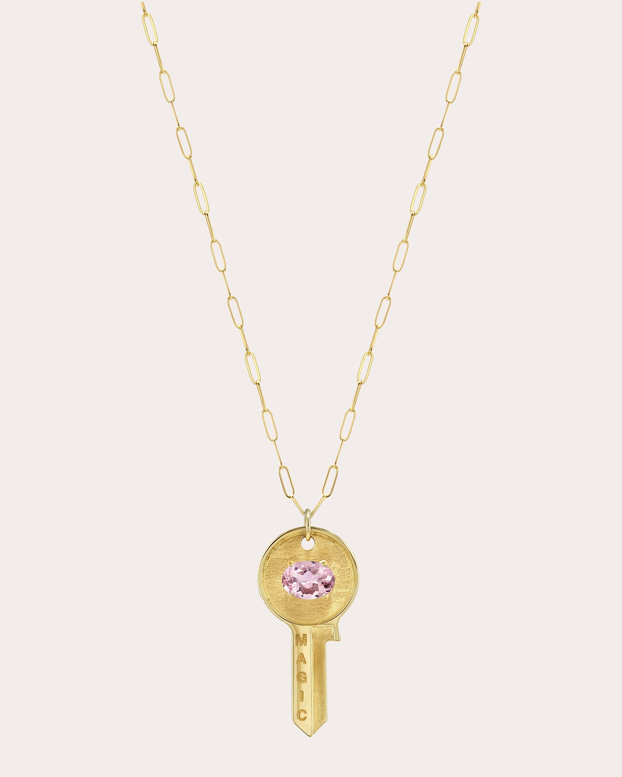 Morganite Believe In Magic Pendant Necklace